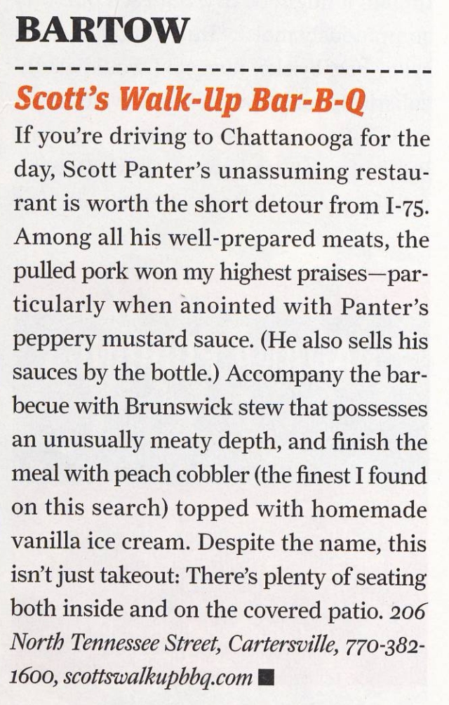 Atlanta Magazine BBQ Issue July 2010